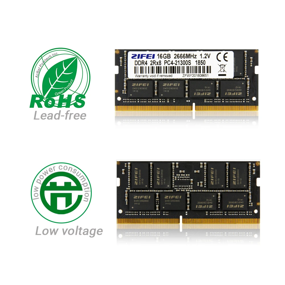 Оперативная память для ноутбука ZIFEI DDR4 Ram 16 ГБ 8 32 2400HMz 2133 2666 3200|Оперативная память| |