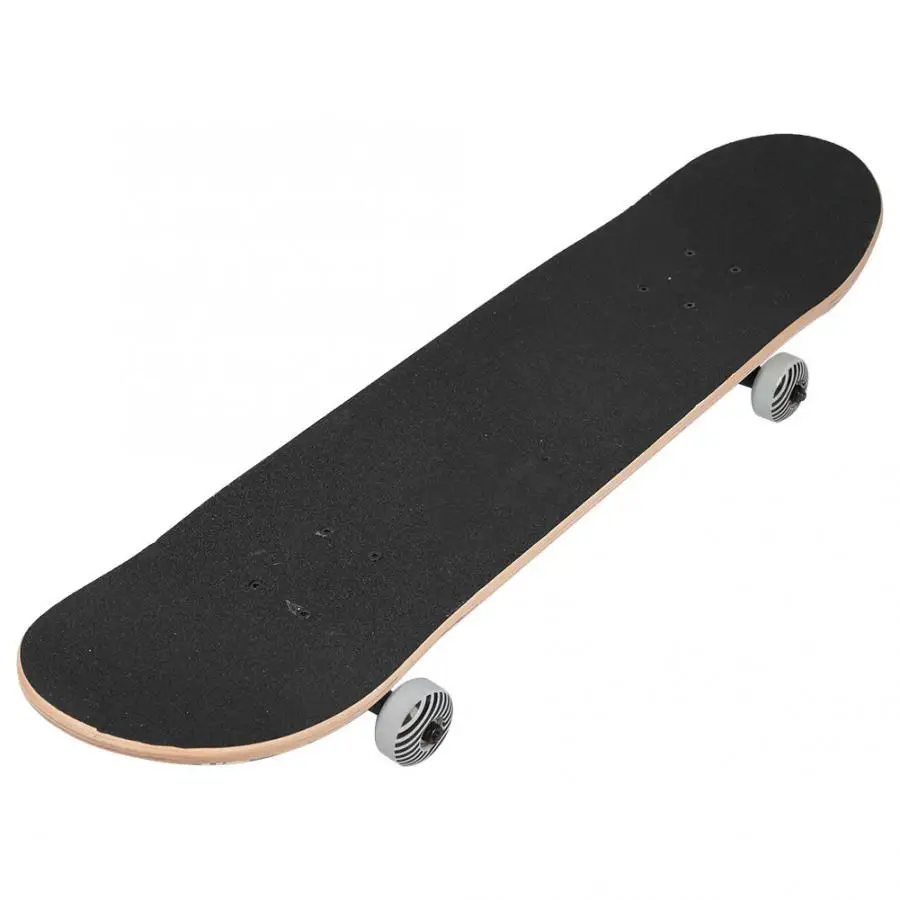 Начинающих скейтборд двойной рокер четыре колеса начинающих длинная доска 7 Слои