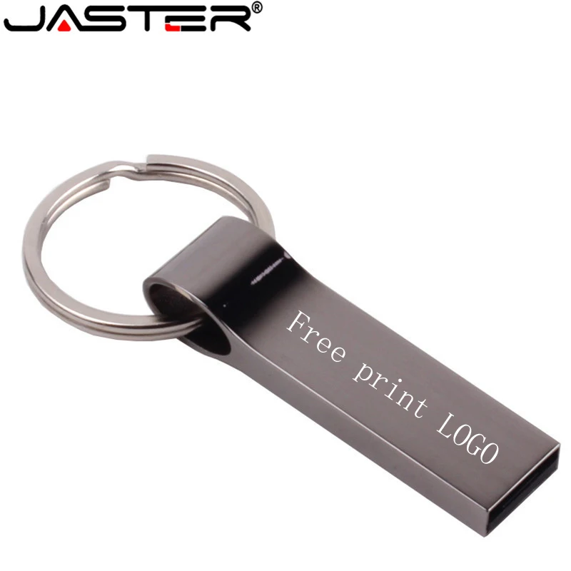 

JASTER USB memory stick usb 2.0 Metal pendrive 128GB 64GB 32GB 16GB 8GB 4GB flash pendrive memory usb bracelet key Free LOGO