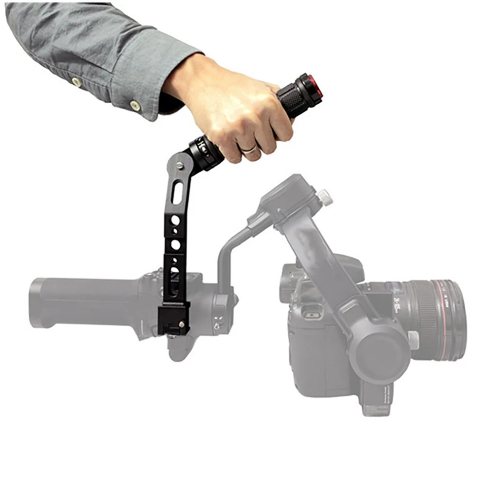 

Регулируемая рукоятка для DJI RS2/ RSC2 ручной карданный стабилизатор с креплением на Холодный башмак Удлинитель Рукоятка аксессуары
