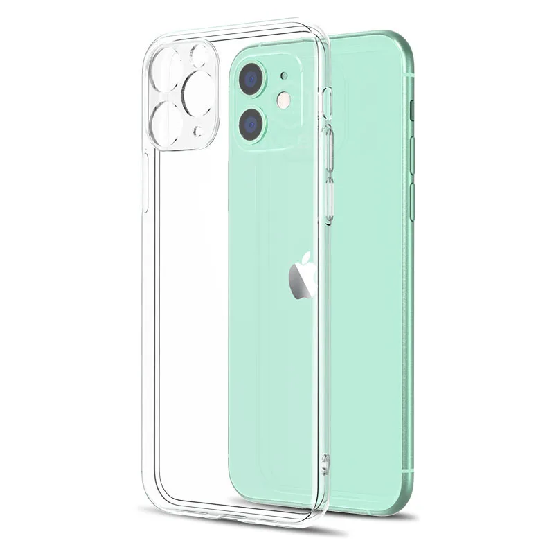 

Lovebay Camera protection Clear Case For iPhone 13 12 11 Pro Max XS Max X XR 8 7 6 6s Plus 12 Mini SE 2020 Soft TPU Back Cover