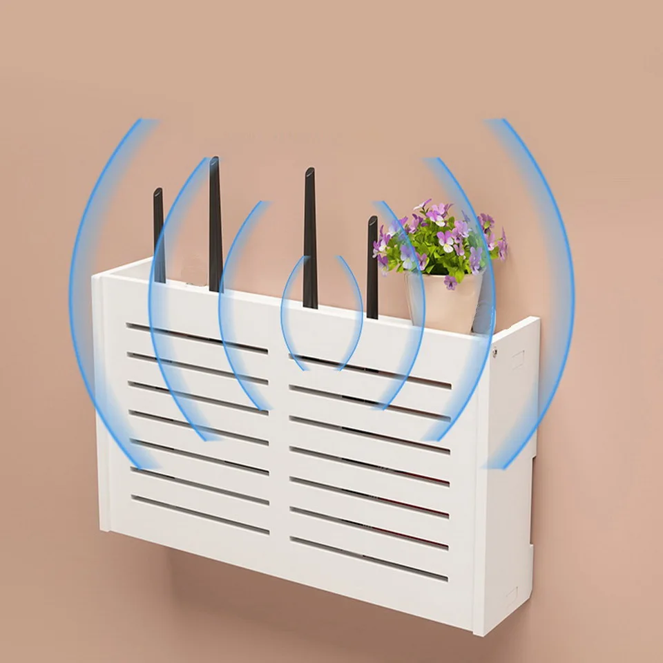 Скидка Беспроводной Wi-Fi роутер, коробка для хранения, ПВХ панель, полка, настенная подвеска, органайзер для хранения кабеля, домашний декор, огнезащ...