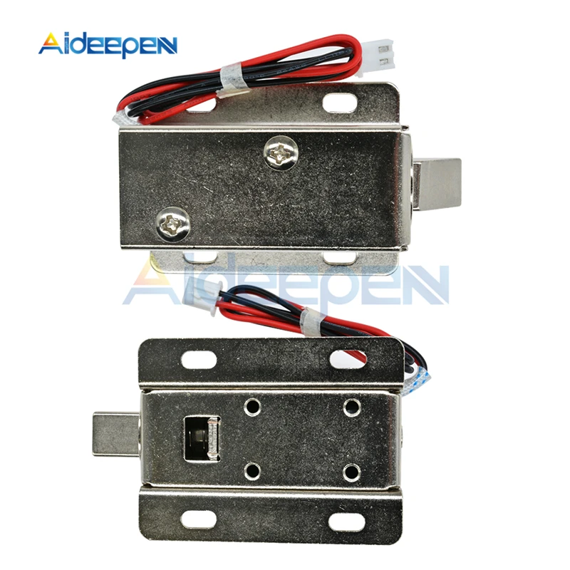 DC 12V 0.6A 600mA Электрический электромагнитный язычковый замок с проводом для электрического управления выдвижной ящик шкафа замки электронные замки