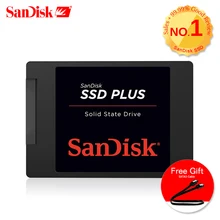 Sandisk SSD Plus Внутренний твердотельный жесткий диск SATA III 2," 120 ГБ 240 ГБ 480 ГБ ноутбук твердотельный диск SSD 1 ТБ