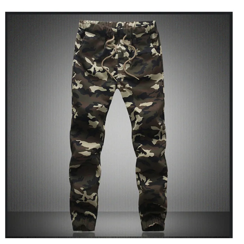 

2021 Mens Jogger Autumn Pencil Harem Pants Men Camouflage Military Pants Loose Comfortable Cargo Trousers Camo Joggers S-5XL