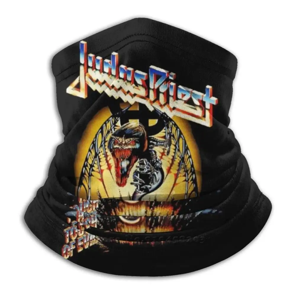 

Новый логотип, плакат Judas священника, Женская 3D бандана для лица и шеи, теплая мягкая флисовая маска, спортивный шарф, новый логотип жемчуга с...