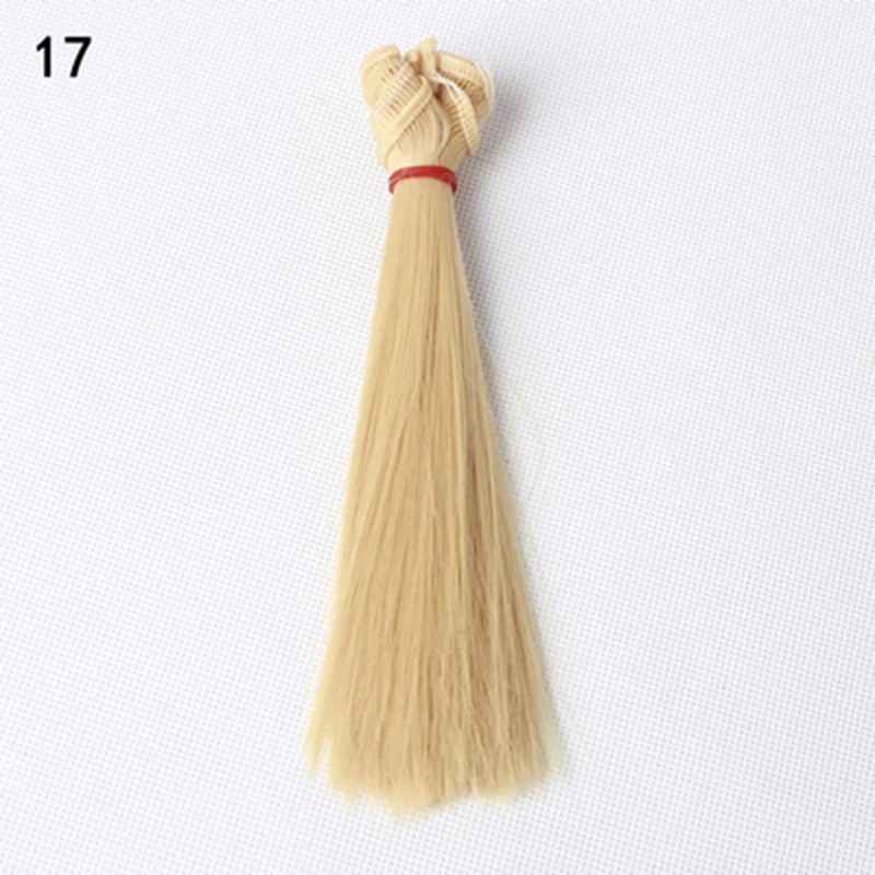 1 шт. 15 см * 100 толстые мягкие кукольные волосы для 1/3 1/4 BJD куклы парики | Игрушки и