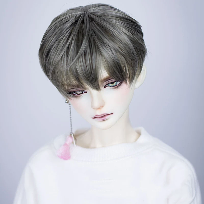 Волосы Allaosify 15 Clolors короткие прямые волосы парик для куклы 1/3 1/4 1/6 Bjd|Куклы| |