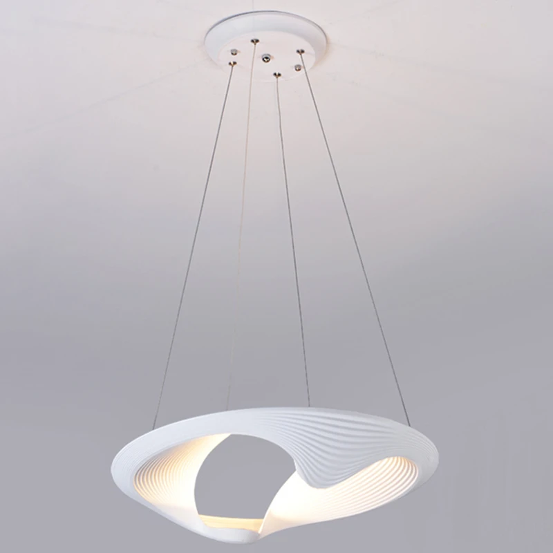 Скандинавские белые светодиодные подвесные светильники креативное искусство