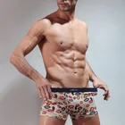 Трусы-боксеры мужские из модала, нижнее белье, плоские штаны, дышащие, L XL XXL XXXL, в подарочной коробке, 1 шт.