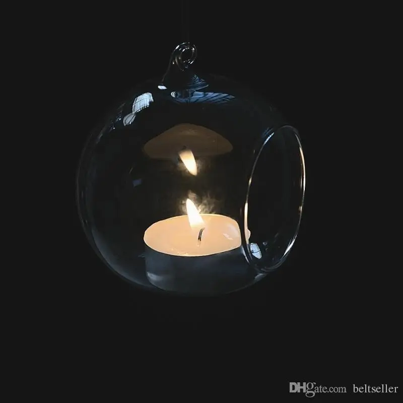 

8 см/10 см/12 см креативный прозрачный стеклянный шар для террариума подвесная ваза для цветов контейнер для воздушных растений ландшафт «сде...