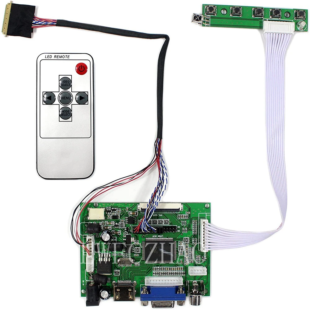Плата управления HDMI + VGA комплект монитора для HSD140PHW1 B140XW01 LP140WH1 LP140WH2 LP140WH4 драйвер