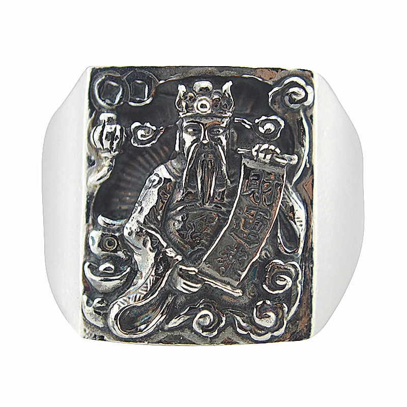 Бог удачи восстановление древнего уклада чистого серебра S999 серебро мужское