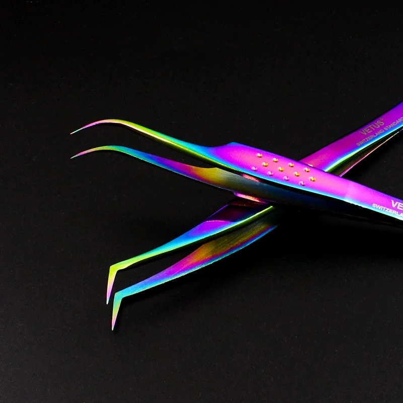 Высокоточный Пинцет для ресниц VETUS Профессиональный пинцет увеличения объема