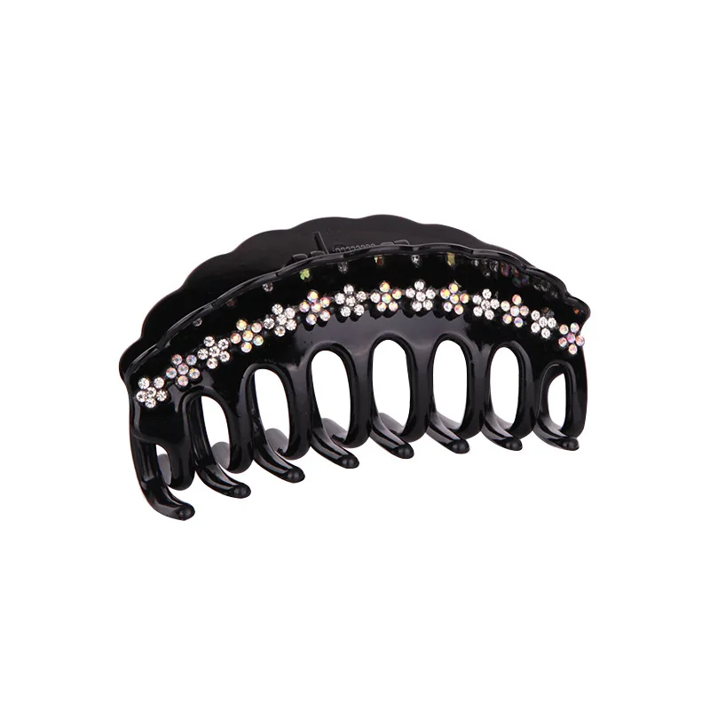 Новые заколки для волос Зажимы разных размеров трендовые Стразы Краб женщин