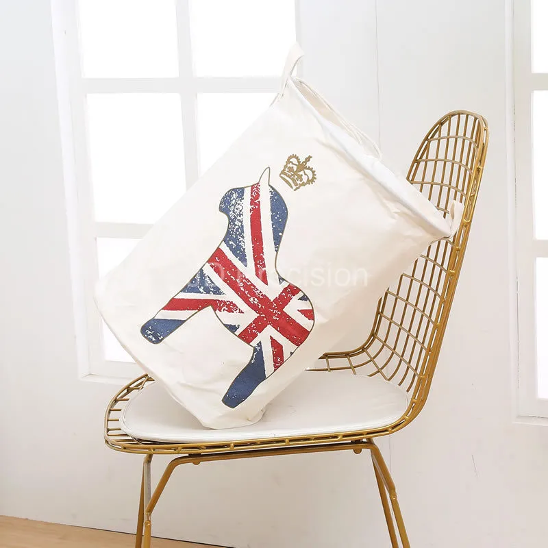 

Large Cartoon Laundry Basket Bag Children Toys Dirty Clothes Sundries Storage Baskets Fabric Box Bags Folding Basket Organizer