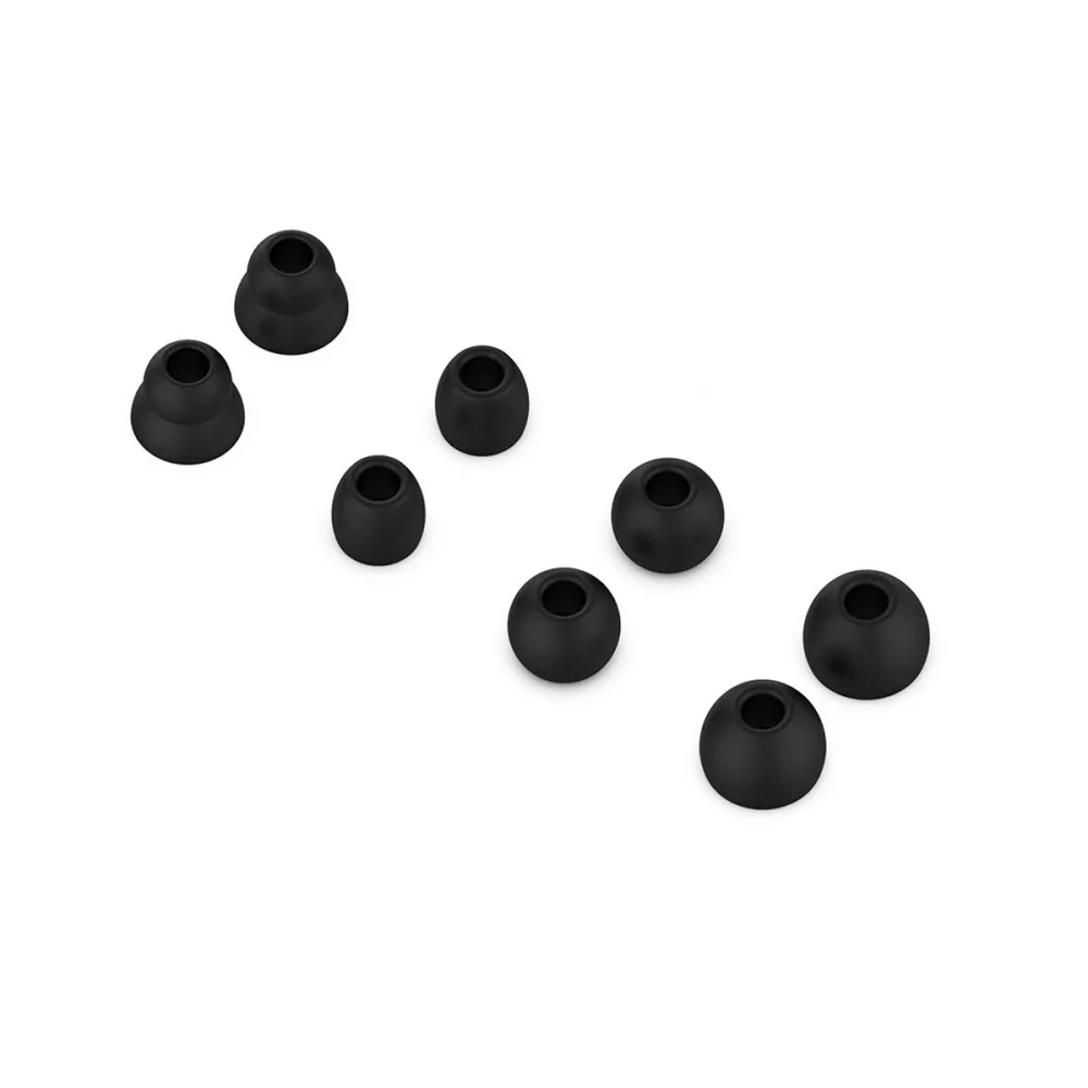 

8pcs Silicone Earbuds Tips Earmuffs Earphone Case In Ear Silicone Sleeve Cover for Sport Wireless Headset (White)
