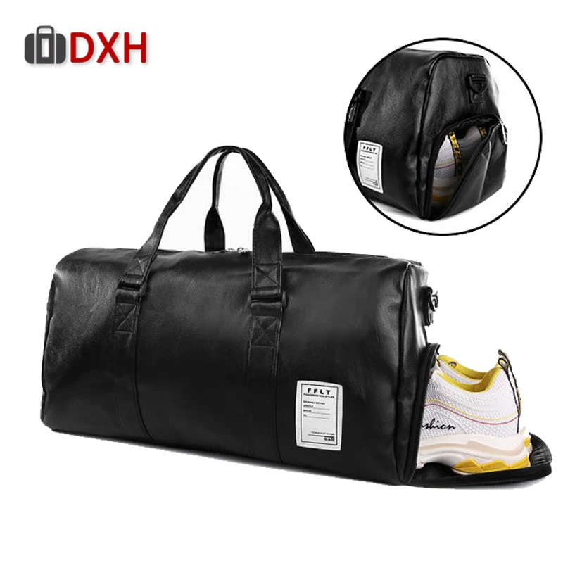 Мужская сумка из искусственной кожи для спортзала мужская женская на плечо