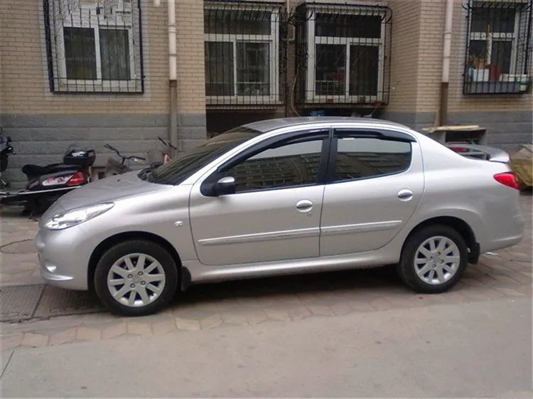Спойлер для Peugeot 207 2006 2013 спойлер седан JSDLK задний цветной из АБС пластика