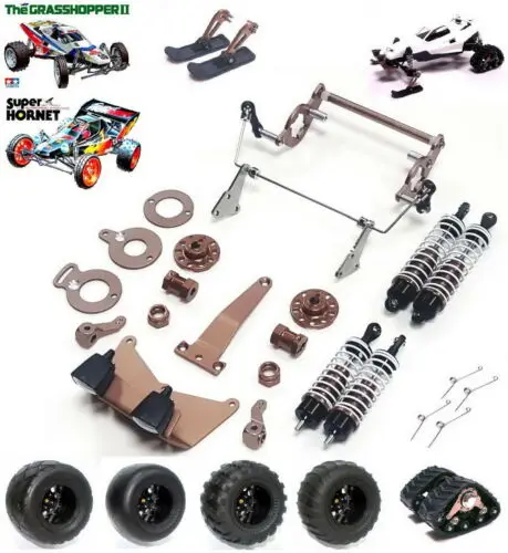 Алюминиевые амортизаторы/бампер/масляные амортизаторы для TAMIYA 1/10 Grasshopper 2/ Super