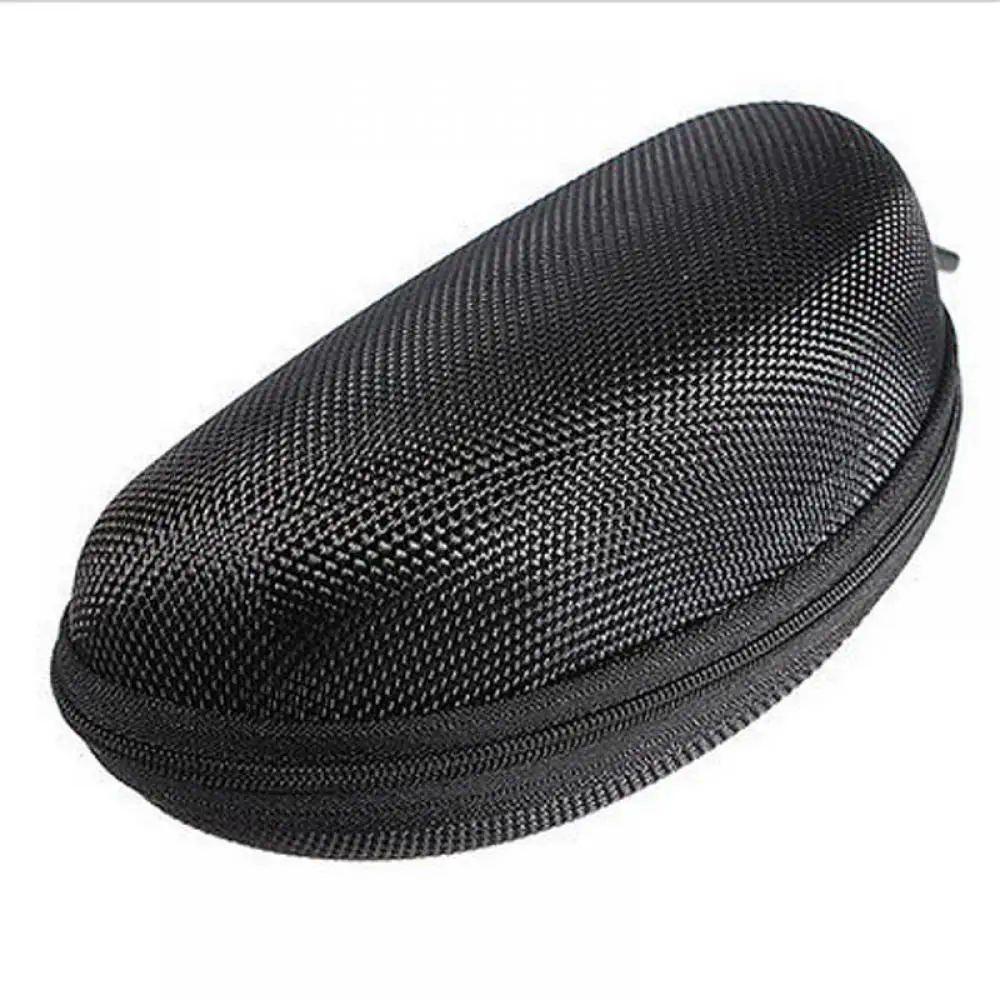 Самый популярный черный Портативный молнии Очки чехол солнцезащитные очки в