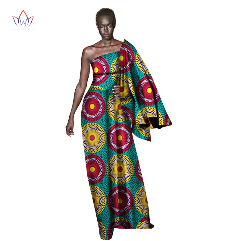 Лето 2017 г. Африканский Базен Riche платья для женщин традиционной Африка платье Sexy &