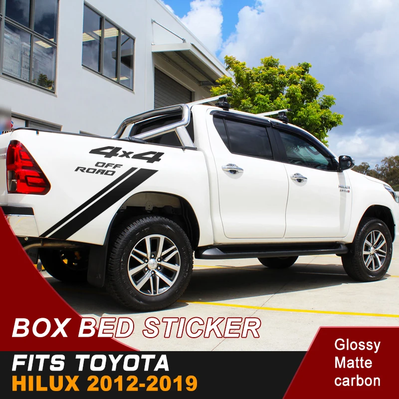 Виниловая наклейка для автомобиля 4x4 TOYOTA HILUX 2012 2013 2014 2016 2017 2018 2019|Наклейки на