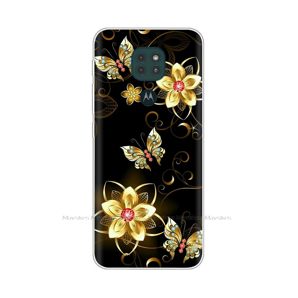 For Moto G9 Play Case Silicone Soft TPU Phone Case for For Motorola Moto G9 Play Cover for G 9 G9Play Cute Animal Bumper Coque