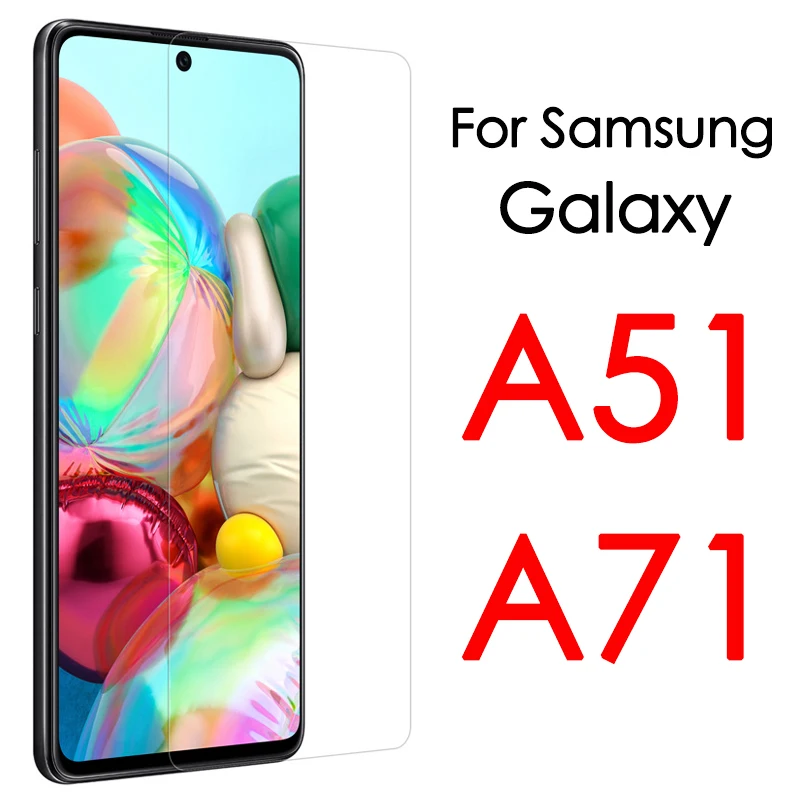 Защитное стекло для samsung Galaxy a71 a51 Защитная пленка экрана a 71 51 A515F A715F glaxay 51a 71a