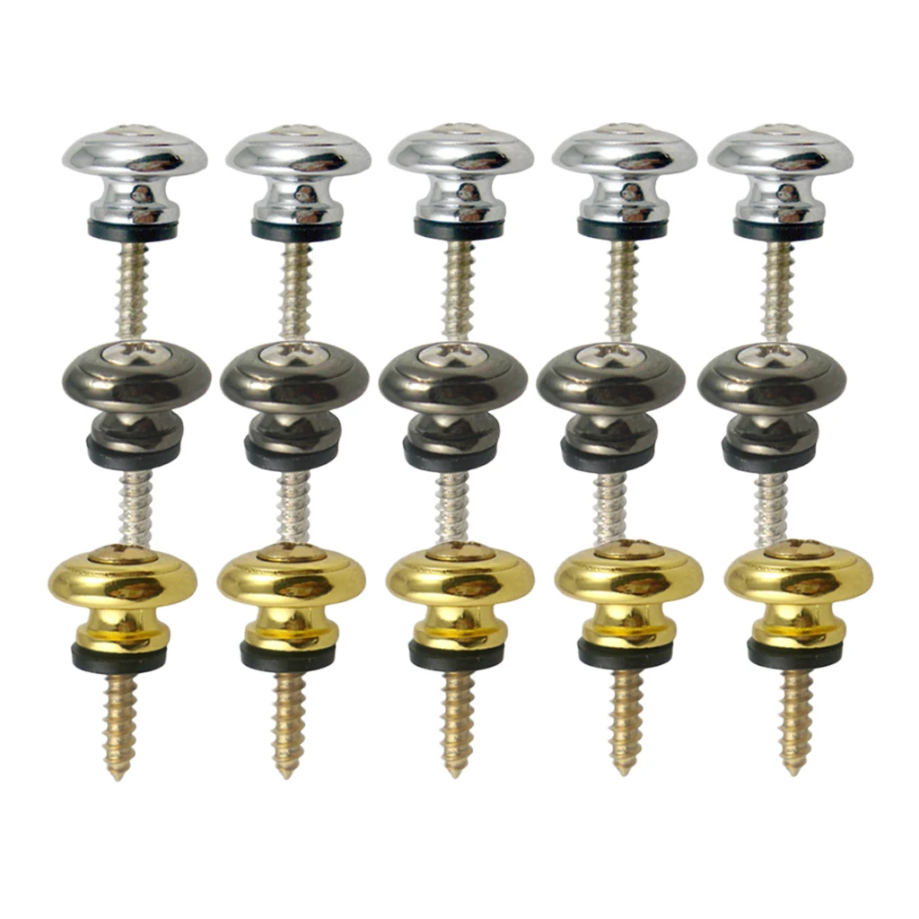 pilz kopf gitarre strap lock ende pins pegs strap buttons für akustische elektrische bass gitarre free global shipping