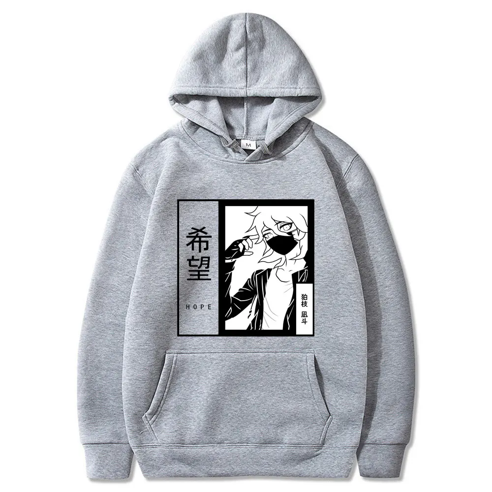 

Funny Kokichi Oma Janpan Anime Hoodies Truth and Lies Game Hoody Unisex Springtime The New Black Hipster Street Clothing Hoodie