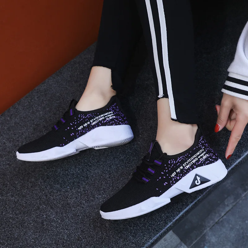 2019 Женская Вулканизированная обувь модные кроссовки женская повседневная