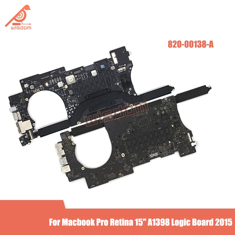 Оригинальная материнская плата A1398 820 00138 A i7 2 ГГц 8 16 Гб 661 02524 для Macbook Pro Retina 15 &quot