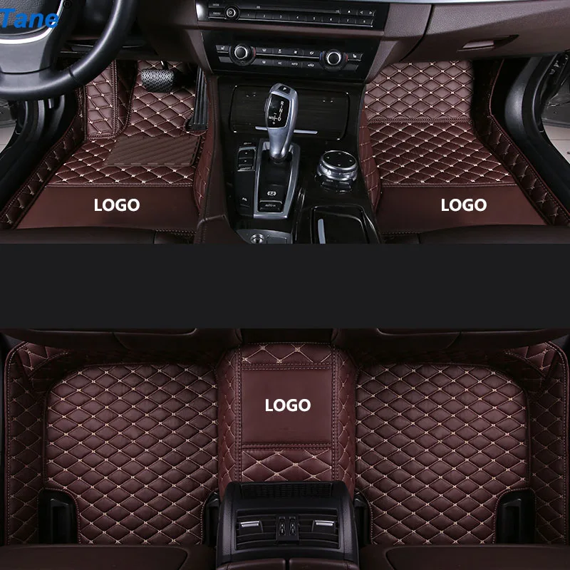 Tane кожаные автомобильные коврики для mitsubishi pajero sport outlander xl pajero 4 outlander 3 ASX Lancer аксессуары ковер