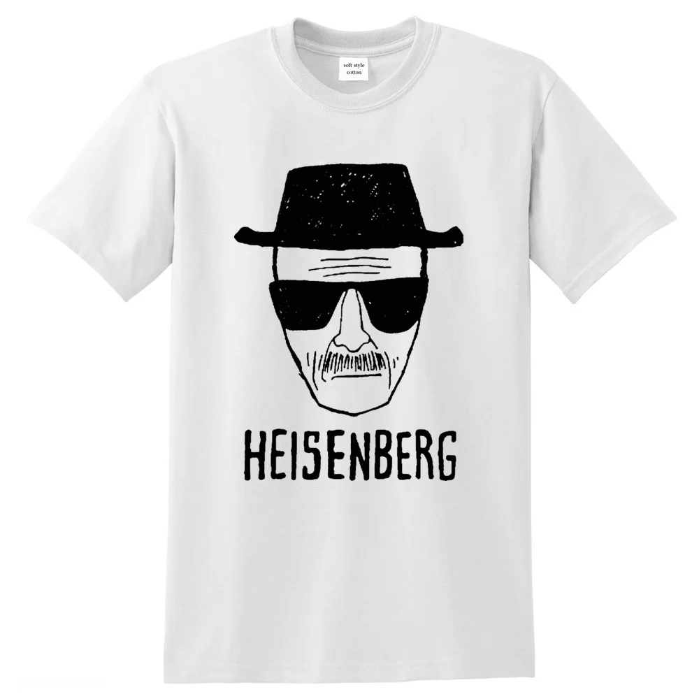 

Cool Men t-shirt Breaking Bad Clothes Top Quality loose Heisenberg printed T shirt casual mens tshirt