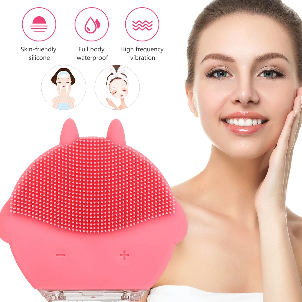 Щетка для очищения лица электрическая щетка водостойкая красота глубокая чистка