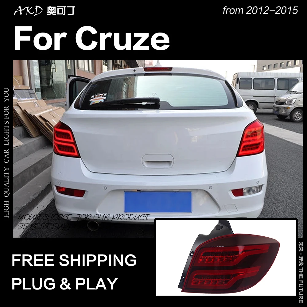 AKD автомобильный Стайлинг для Chevrolet Cruze светодиодный задний фонарь s 2012 2015 DRL