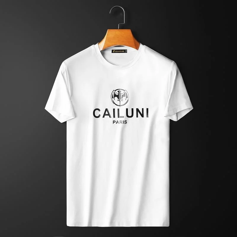 

Summer Simple Trend Men Short Sleeve Tshirt Rhinestone Short European Trend Brand Fashion Tshirt For Men New T-shirt Mens