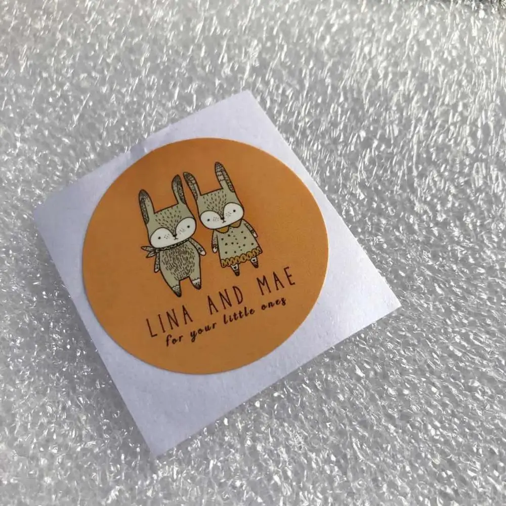 Логотип на заказ бумажный стикер этикетка для ткани сумки обуви/стикер