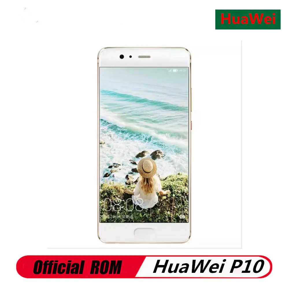 Международная версия HuaWei P10 VTR-L29 мобильный телефон 20.0MP + 12.0MP 8.0MP отпечатков