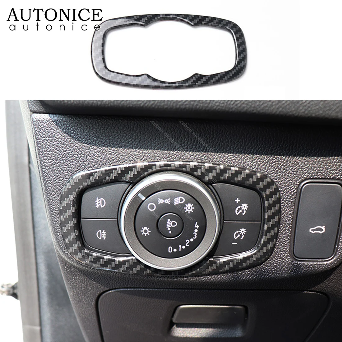 Чехол из углеродного волокна для Ford Focus 2019|Наклейки на автомобиль| |