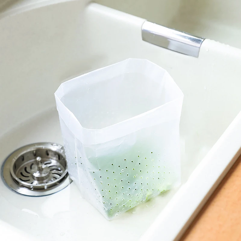 30 шт одноразовый фильтр для кухонной раковины экрана мешок слива мусора