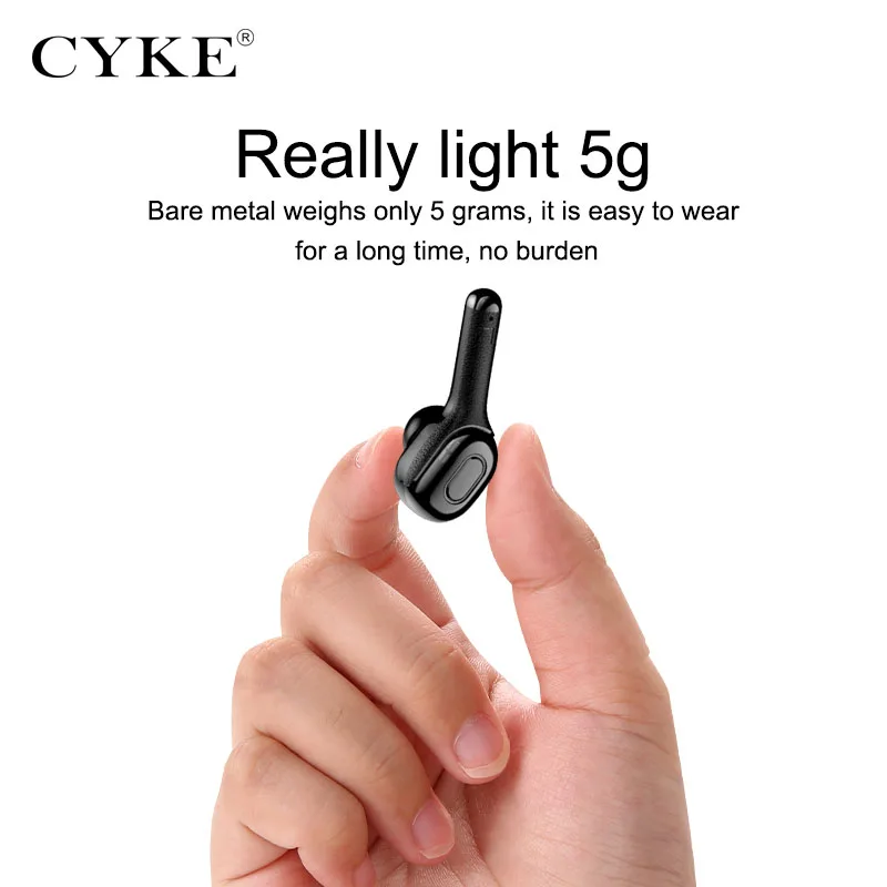 Беспроводная смарт-гарнитура CYKE Bluetooth-гарнитура TWS с цифровым дисплеем и зарядкой