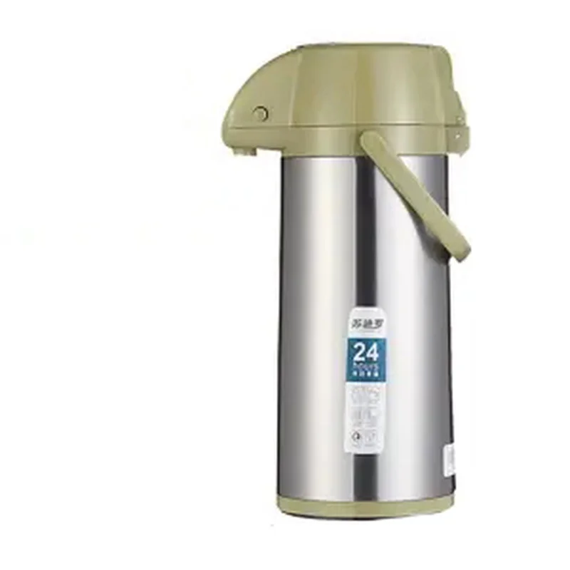 

Pneumatic Bottle Insulation Pot Household Pressing Thermos Glass Red Bile Car Thermos Large Capacity Chess Card Room Pot Termos