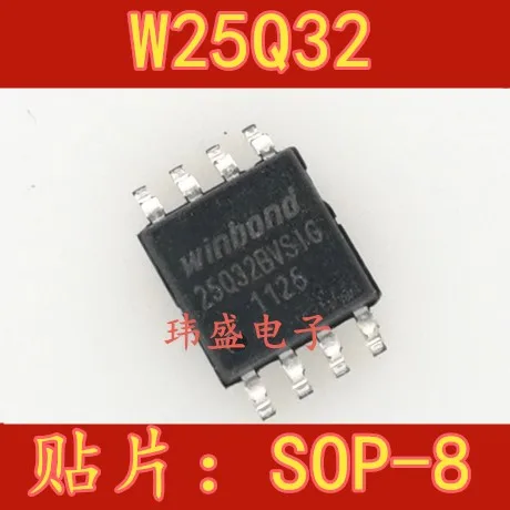 

10pcs 25Q32 W25Q32BVSIG SOP-8