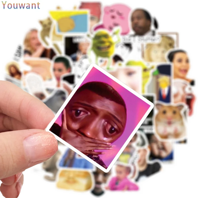 

10/30/50pcs/pack Funny Meme Graffiti Stickers Flakes For Cars Motorcycles Furniture Children's toys Luggage Skateboards Lable