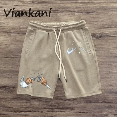 

Men's shorts 2021 New Summer Japanese Handsome Shorts Male Vintage Casual Lazy Elastic Waist Loose All-match Shorts