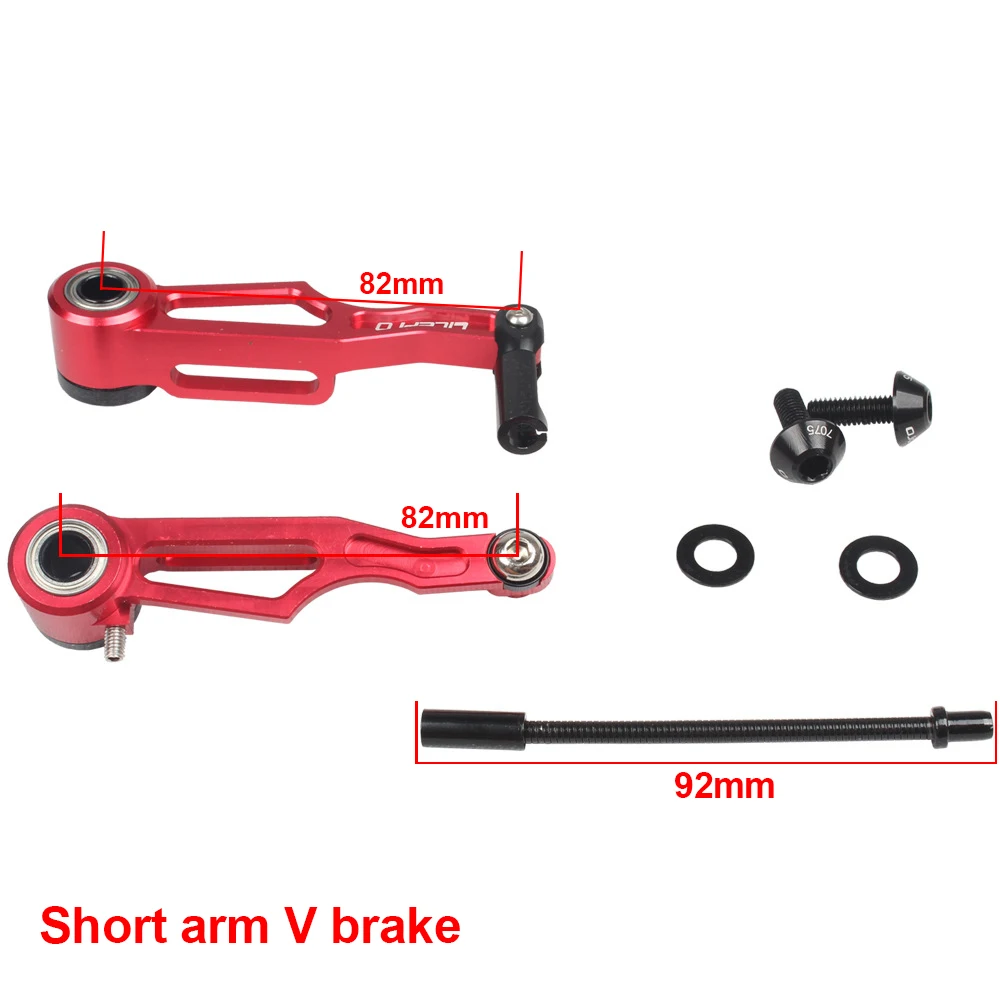 

Litepro Folding Bike Short / Long arm V Brake Clamp CNC 14 16 20 inch 412 Folding Bike V Brake 82mm 108mm Bicycle Accessories