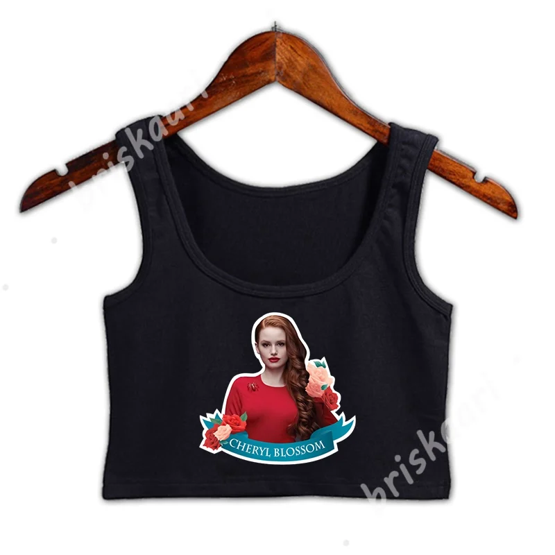 Кроп топ Riverdale женский с круглым вырезом пикантная забавная Повседневная майка