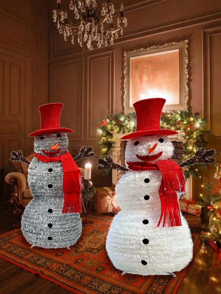 Рождественская елка Складная искусственная мишура с блестками всплывающая